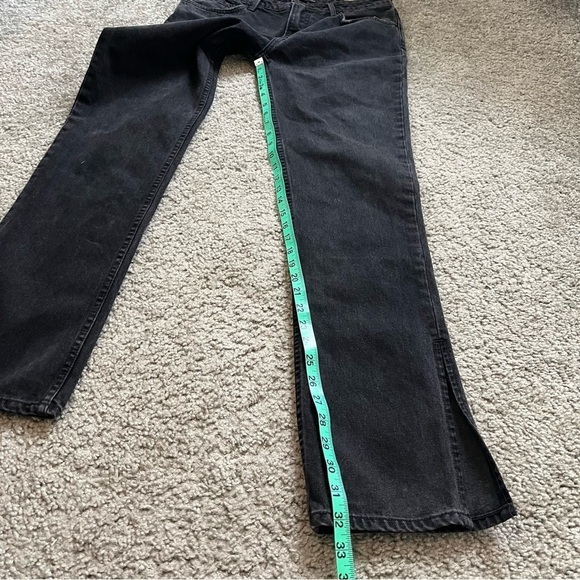GRLFRND Black Hailey Low Rise Slim Boot Jean with Slit jean women’s size 27 NWT - Picture 14 of 14